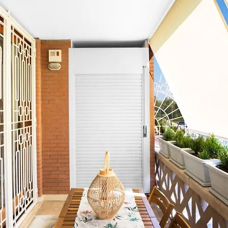 Eur Crystal Garden - Loft Moderno Con Terrazza Privata E Box Auto 아파트 로마